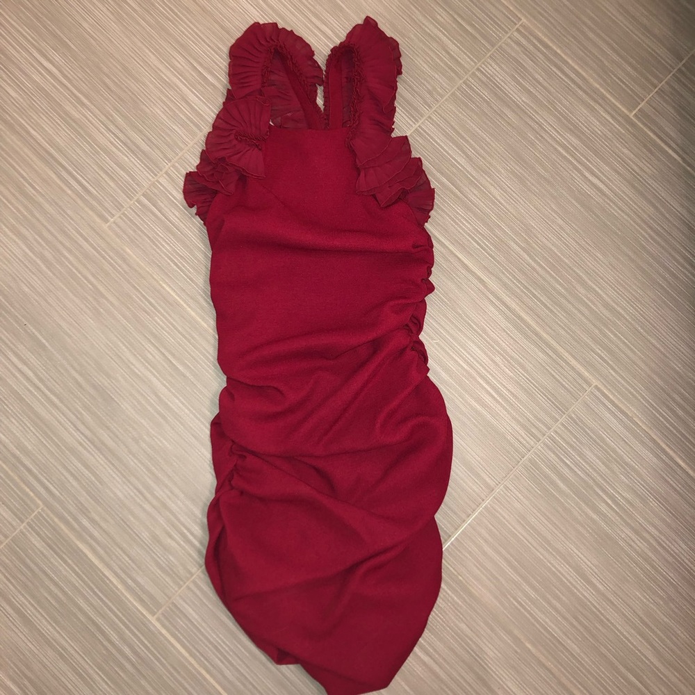 Red Tight Fitting Dress